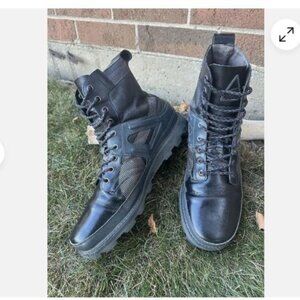 Puma Mens Monadnock Leather Ankle Boots Round Toe Lace Up Sz 13 Military Boots